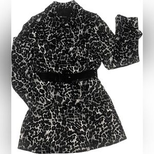 I.N. STUDIO women’s leopard print lightweight jacket sz 8
